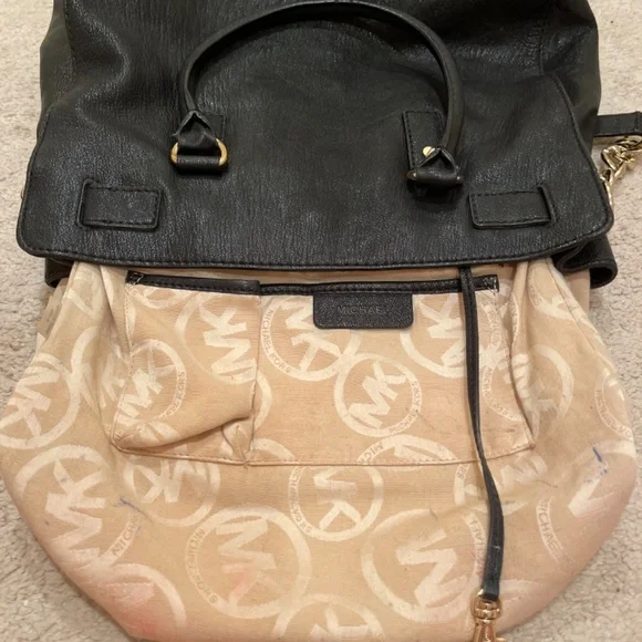 Michael Kors Hamilton Handbag Large Black - Picture 8 of 13